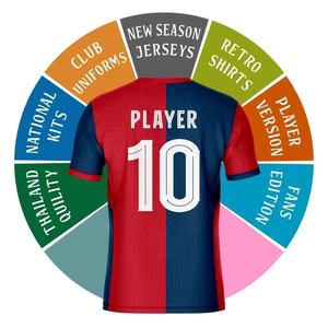Maglia da <span class=keywords><strong>Calcio</strong></span> Personalizzata Thailandia 2526 - Maglia da <span class=keywords><strong>Calcio</strong></span> Estiva per Giocatori - Servizio OEM - T-shirt da <span class=keywords><strong>Calcio</strong></span> - Product Image 6