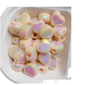 Coeur perles usine haute qualité femmes bricolage Bracelet accessoires mignon dessin animé coeur accessoires - Product Image 5