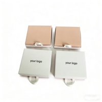 Estuche para Joyas Ecológico con Laminado Brillante/Mate, Forro de Esponja, Impresión y Logotipo Personalizables, con Asa, Diseño Moderno y Simple