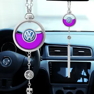 Custom Car Logo Liquid Aromatherapy Essential Oil Diffuser Car Air Freshener For Car Interior Decoration Accessories