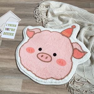 Cartoon Children Small Non-Slip Pile Carpet Rug Floor Mat with Different Animal Shaped for Children's Bedroom - Product Image 4