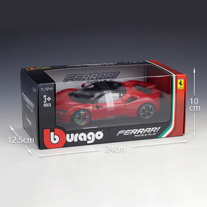 <span class=keywords><strong>Bburago</strong></span> Diecast Model Car 1/24 SF90 Stradale Model Car volante anteriore Diecast Collectibles Cars - Product Image 6