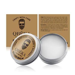 Balsamo per la barba naturale QBEKA per gli uomini balsamo per lo Styling e l'ammorbidimento dei baffi con burro di karité 60g - Product Image 6