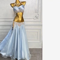 Costume de danse orientale 2026, nouveau costume de performance, costume d'entraînement de danse orientale, ensemble de robe longue pour femmes