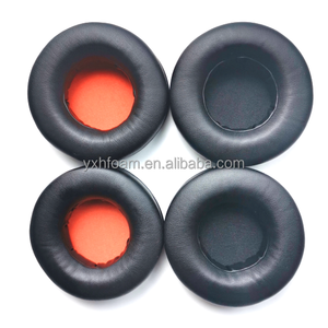 Almohadillas de cuero de repuesto de 90MM, fundas de cojín, almohadillas compatibles con auriculares <span class=keywords><strong>Razer</strong></span> <span class=keywords><strong>Kraken</strong></span> <span class=keywords><strong>PRO</strong></span> USB 7,1 V1 - Product Image 1