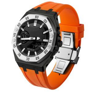 Kit de modification de montre en métal pour montre <span class=keywords><strong>G</strong></span> <span class=keywords><strong>Shock</strong></span> <span class=keywords><strong>Ga</strong></span> <span class=keywords><strong>2100</strong></span> avec lunette et bracelet en caoutchouc de silicone Timescale, bracelet pour OAK <span class=keywords><strong>G</strong></span> <span class=keywords><strong>Shock</strong></span> Ga2100 - Product Image 4
