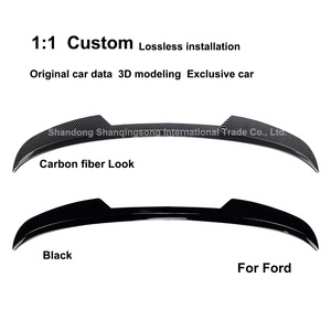 SQS Kit de carrosserie de becquet de toit de coffre arrière de haute qualité pour <span class=keywords><strong>Ford</strong></span> <span class=keywords><strong>Fiesta</strong></span> <span class=keywords><strong>St</strong></span>-line MK6 MK6.5 2008-2017 accessoires d'aile - Product Image 4