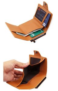 Custom Minimalist Pu Leather Credit Card Holder <b>Wallet</b> Metal <b>RFID</b> <b>Blocking</b> Aluminium Bank Card Holder No Closure Passport Gift - Product Image 4
