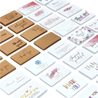 Cartes de remerciement personnalisées en papier couché coloré biodégradable et respectueux de l'environnement, avec pelliculage mat, en matériaux recyclés, pour promotion (dossiers promotionnels)