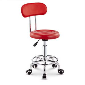 Tabouret de bar haut avec dossier coquille, tabourets d'îlot de cuisine, chaises de bar modernes, tabouret de bar pivotant réglable pour la cuisine - Product Image 2