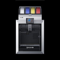 QIDI Q2 Combo Pencetakan Kecepatan Tinggi 600mm/s Printer 3D FDM Multicolor Ukuran Besar 270*270*256mm dengan WIFI Industri