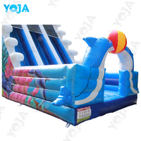 Les fabricants vendent des ballons gonflables d'été pour enfants dauphin gonflable pas cher toboggan gonflable gonflable