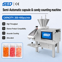 Machine de comptage et de remplissage semi-automatique de haute précision, certifiée CE, marque SED, en acier inoxydable 316, haute efficacité, 200-400 pièces/min
