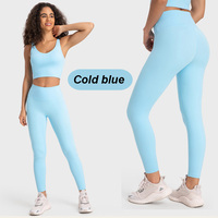 Eyun Dames Hoge Kwaliteit Nylon Spandex Kleding Op Maat Logo Fitness Sportkleding Dames Gym Workout Broeken Yoga Leggings