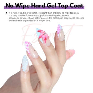 FZN TPO FREE <span class=keywords><strong>Builder</strong></span> Top Coat, Gel Adhesivo para Pedrería, Esmalte de Uñas Transparente Sin Capa Residual, Gel de Alto Brillo para Construcción de Uñas en Gel UV - Product Image 6