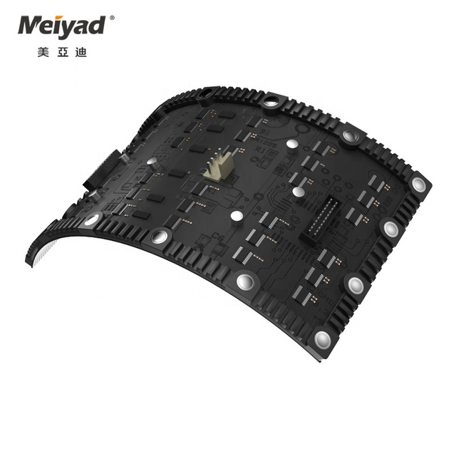 Led Display P4 Circle Flexible Video Screens Rollable Sign Board Full Color Pixel Panel Soft Flexible Led Display Screen
