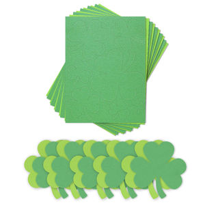 Tableau d'affichage décoratif en forme de trèfle irlandais prédécoupé - Product Image 1