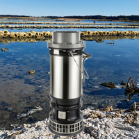 Meudy KA Pompe submersible à débit axial à grand débit à économie d'énergie Moteurs centrifuges d'assèchement résistants à l'eau de mer Alimentation électrique