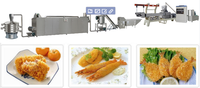 Ligne de traitement des côtelettes de pain panko, en acier inoxydable, de qualité alimentaire, avec sèche-pain pour vente, prix d'usine,