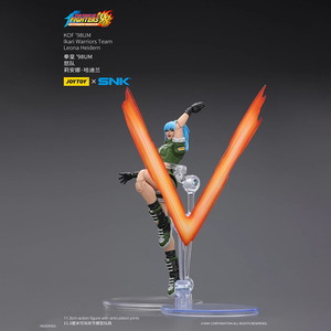 Figura de Acción Coleccionable JOYTOY KOF98UMIkari Warriors Team Leona Heidern JT01703 Escala 1/18, Modelo Articulado - Product Image 5