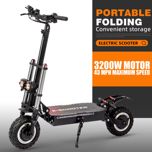 Scooter Freeboy J30, 3000W*2, 60V, 38Ah, Motor Dual, Plegable, Resistente al Agua IPX5, 80-85km/h, Alcance de 100km, Disponible en Almacenes de EE. UU. y Canadá - Product Image 1