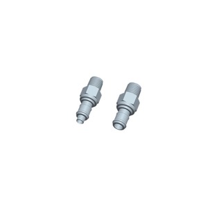 Vanne d'arrêt à connexion rapide mâle en plastique POM série AP JU supérieure, filetage NPT 1/4, conception droite - Product Image 2