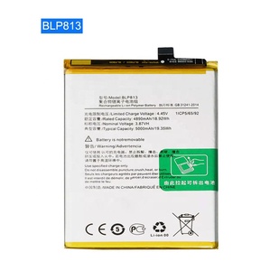 3.87V 5000mAh BLP813 <span class=keywords><strong>batteria</strong></span> del cellulare per uno più Nord N100 1 + Nord N100 Nord N200 - Product Image 1