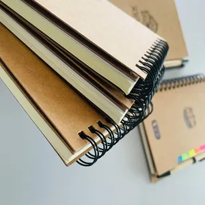 Bloc-notes enroulable en cuir écologique promotionnel avec tube en papier et stylo, logo personnalisable, style moderne, notes adhésives pour entreprise - Product Image 6