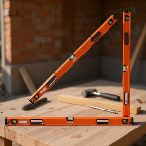 Nivel de burbuja magnético Veyor de aleación de aluminio 78/48/32/24/16/10mm con regla y herramienta de medición de 45/90/180 grados - Product Image 2