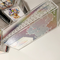 Kunden spezifische UV-Ablehnung Acryl Poke Mon Booster Box für Elite Trainer Box Display Racks
