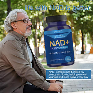 Complément alimentaire NAD+ Resveratrol 120 capsules avec TMG Vitamine B3 Répare l'ADN Augmente le niveau d'énergie Soutient le métabolisme - Product Image 5