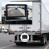 Cámara de Reversa para Camión/Autobús AHD 1080P 170° °   Cámara de Visión Nocturna Gran Angular con Luz de Estrella, Impermeable IP68, para Ayuda en la Marcha Atrás de Vehículos Pesados