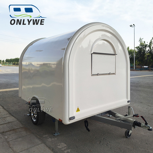 Onlye משאית מזון מהיר קיוסק רחוב כלבים חמים עגלת פיצה עגלת ציוד מזון נייד משאית - Product Image 5