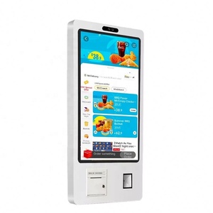 21.5/23.6 Inch 10-point Ip65 Capacitive Screen Self Ordering Kiosk Chioschi Di Pagamento <b>With</b> Card Reader Code <b>Scanner</b> <b>Printer</b> - Product Image 4