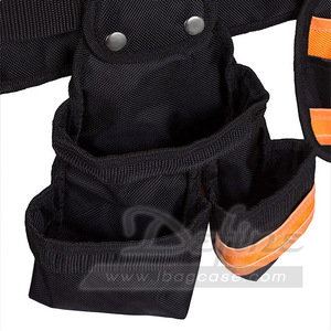 10 Pockets <strong>Work</strong> <strong>Belt</strong> Carpenter Tool <strong>Belt</strong> with Utility Pouch - Product Image 2