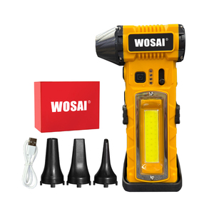 Moteur CC sans balais 110000 tr/min, mini souffleur/aspirateur sans fil, batterie 7,2 V 3000 mAh, lumière LED intégrée, lame de coupe, 13 buses - Product Image 1