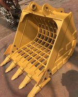 Godet de combat polyvalent Haoen PC200 pour mini-excavatrice de 20 tonnes, matériau Q355B/NM500, certifié ISO9001
