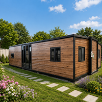 Maisons préfabriquées de 2 à 3 chambres fabriquées en Chine, maisons modulaires préfabriquées, maisons conteneurs extensibles