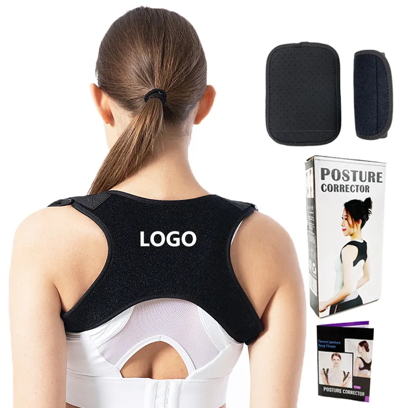 Custom clavicle poster corrector adjustable shoulder back support posture corrector with should support for men and women