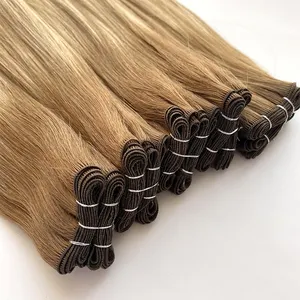 Top Quality Seamless Hair Weft No MOQ Add Volume Hand Tied Hair Extension for Salon