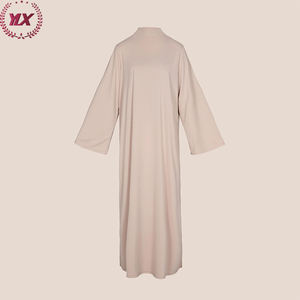 <span class=keywords><strong>Abaya</strong></span> Modest Jersey vestidos ropa islámica nuevo Color tradicional Clásico esencial de longitud completa liso para mujeres musulmanas adultos - Product Image 2