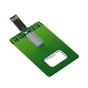 Digiblom促销开瓶器Usb 4GB闪存驱动器2.0 3.0闪存信用卡带啤酒开瓶器128GB