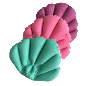 Oreiller de bain doux pour la maison, confortable, spa, <span class=keywords><strong>coussin</strong></span> de bain gonflable en forme de coquille, <span class=keywords><strong>coussin</strong></span> de bain pour le cou, accessoires de salle de bain - Product Image 2