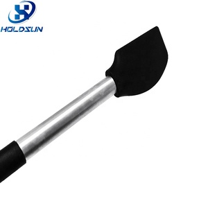 Spatule de cuisson en silicone sans BPA avec manche long antidérapant en acier inoxydable pour mélanger la pâte en cuisine, outil de pâtisserie - Product Image 4