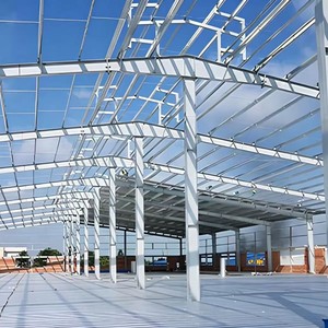 Almacén de Estructura de Acero Ligero Moderno Hecho en China, Fábrica Prefabricada Personalizada, Edificio de Taller Moderno - Product Image 3