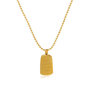 Collier en acier inoxydable vintage avec étoile, lune et fleur, transfrontalier, élégant, sophistiqué, doré, exsudant une touche de - Product Image 5