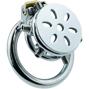 FRRK Mini Jaula de Castidad Metálica Pequeña para Hombre, Anillo para Pene, Restricción BDSM - Product Image 4