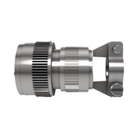 Connecteurs circulaires étanches au gaz Mil-C-26482 à 3/6/10 broches 5A IP67 en cuivre plaqué or 1000V CC en acier inoxydable pour applications aériennes