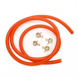 Tmqwag Tuyau en caoutchouc de 2 m avec 4 clips, ajustement universel pour kit de tuyau de filtre de moto tout-terrain - Product Image 2