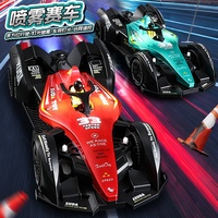 Voiture de course RC 4DRC F1 Formule 1, 8 canaux, électrique, avec pulvérisation d'eau, 2,4 GHz, haute vitesse, drift, télécommandée, jouet avec détection par montre